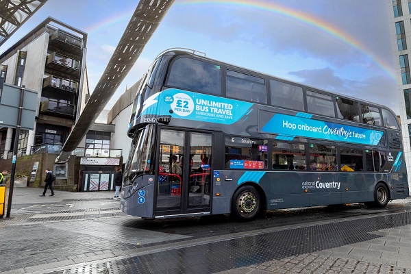 Coventry moves towards all electric bus fleet
