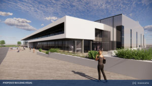 Satellite base headed for Prestwick in Scotland