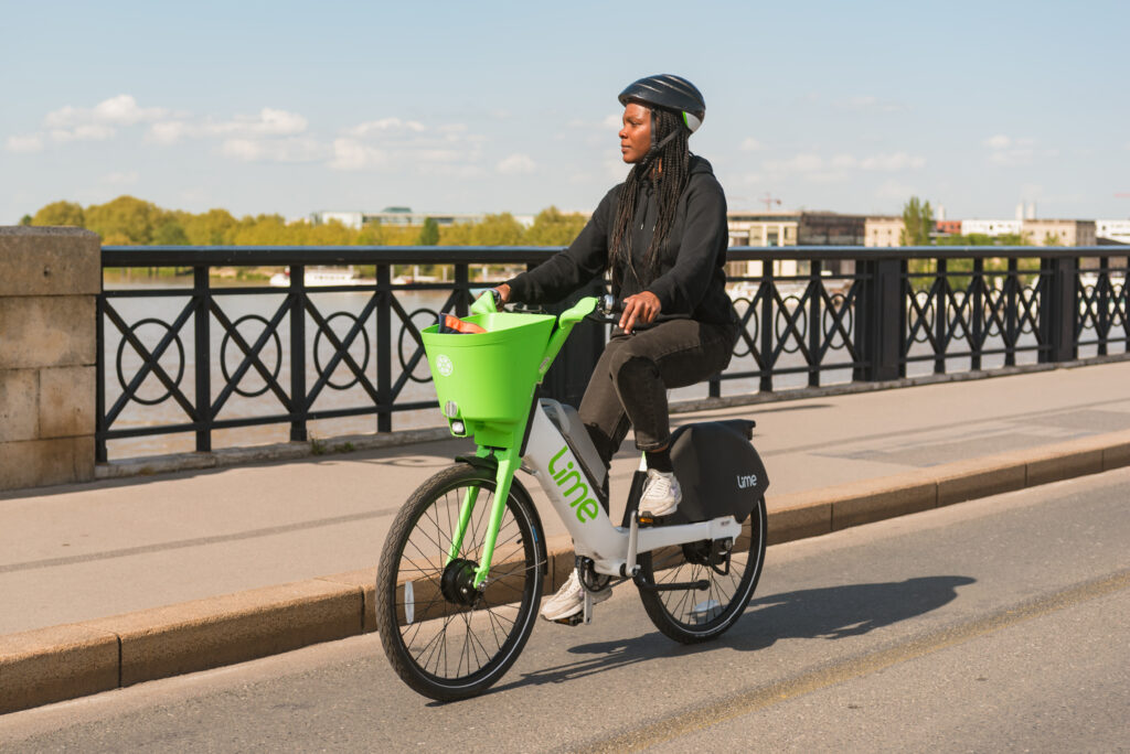 Lime e-bikes in Nottingham