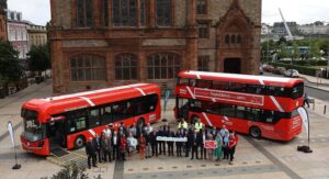 First electric buses take to the road in Derry~Londonderry